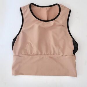 MICHI Blush Pink Activewear Top